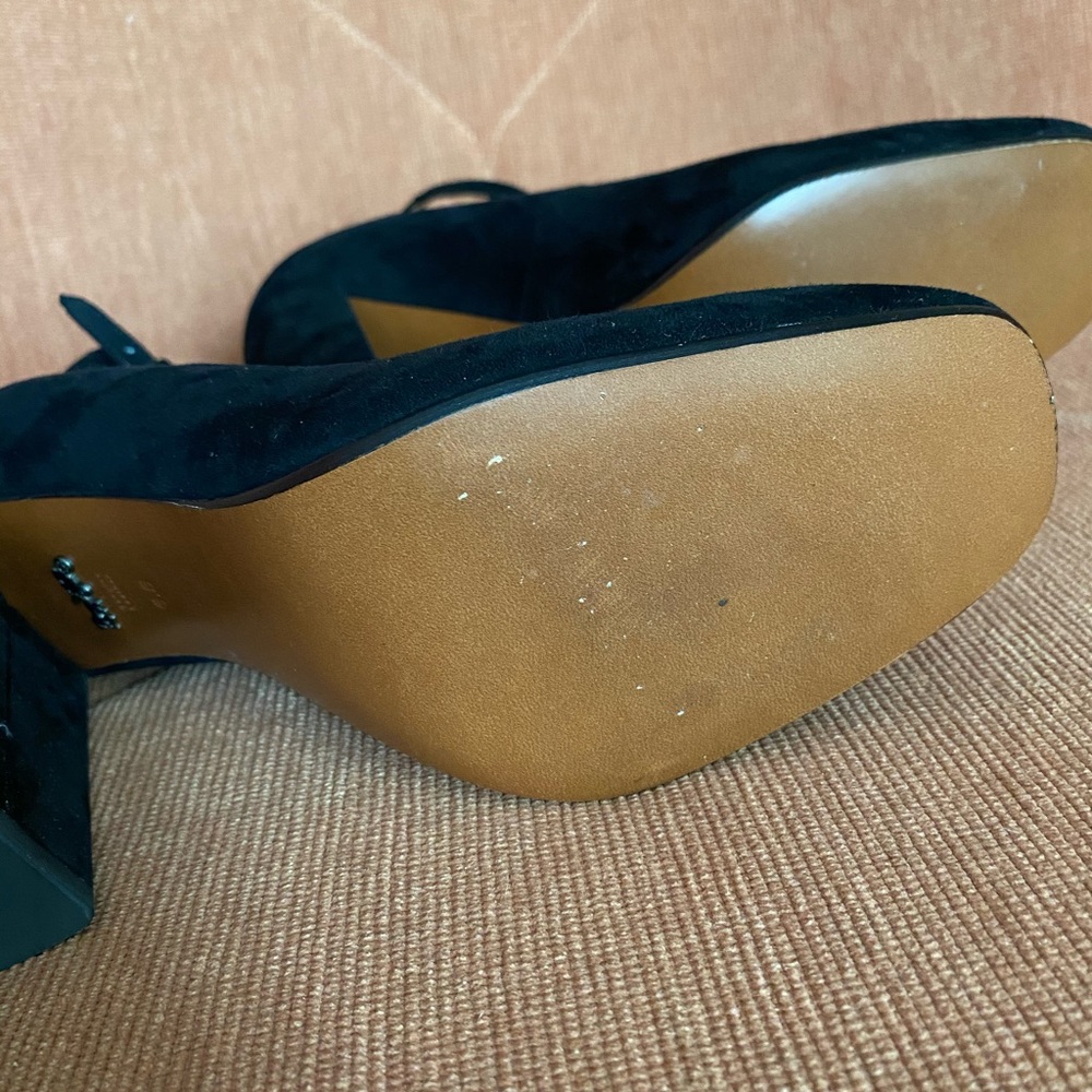 Coach Ankle Strap Pump Black G1798 Size 6.5 - Picture 4 of 7
